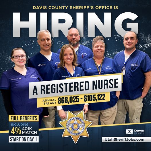 Registered Nurse Jail Farmington, UT Davis County Government Jobs