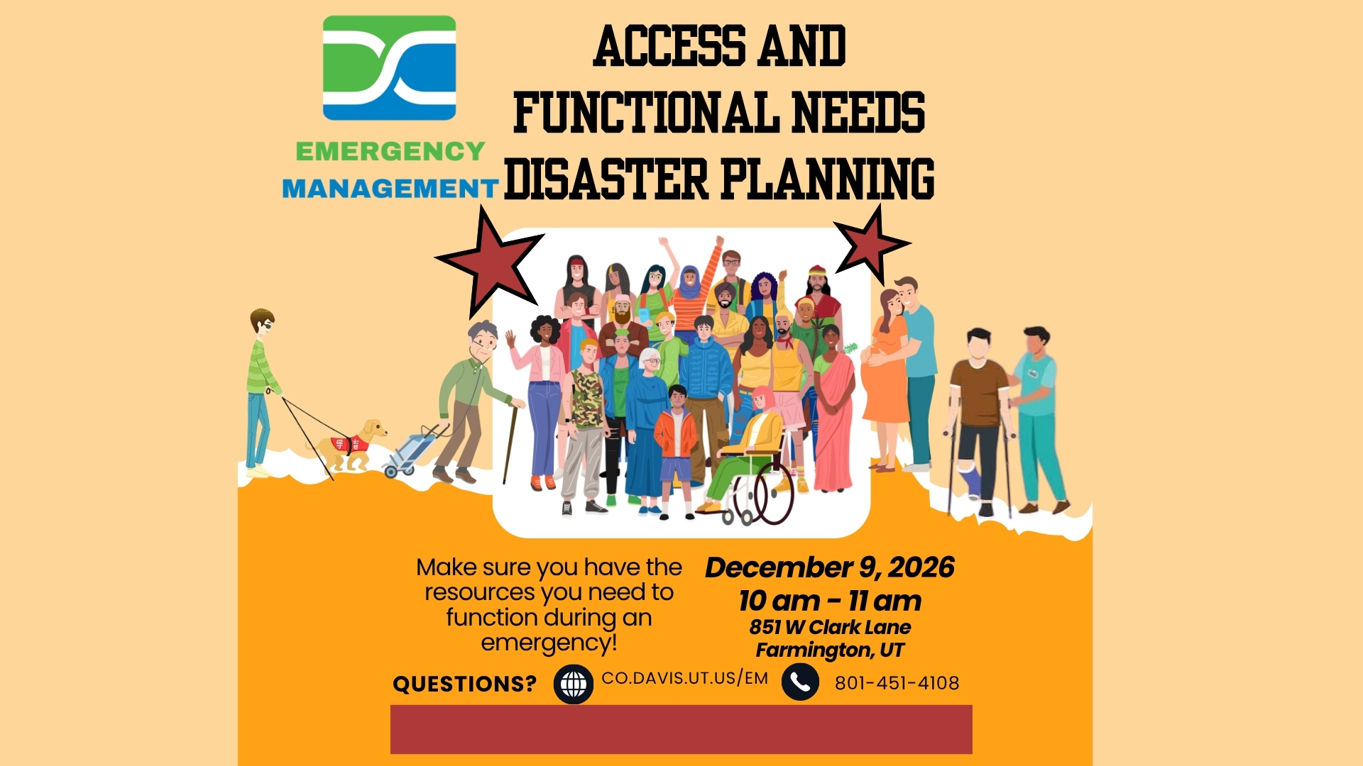 Access and Functional needs disaster planning