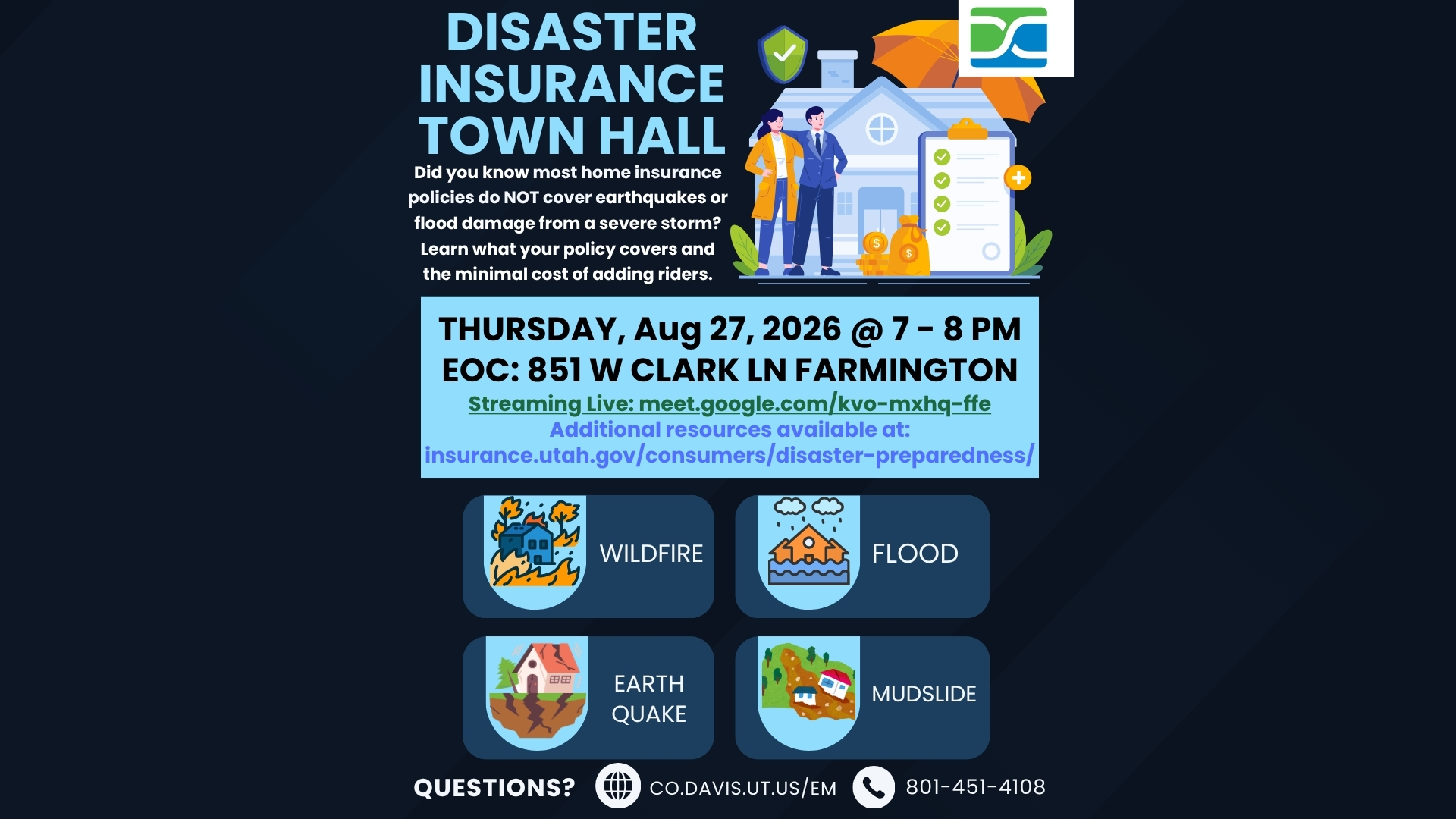 Disaster Insurance Town Hall