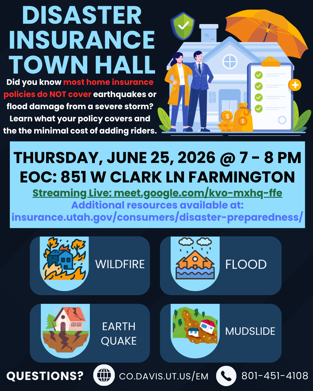 Disaster Insurance Town Hall Part 1 June 25 2026
