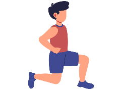 Person Stretching before a run